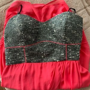 Le Chateau Strapless Dress